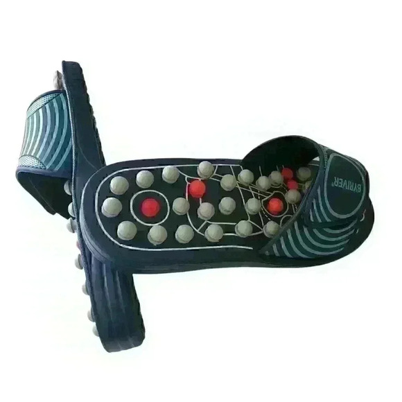 BYRIVER Men's Reflexology Foot Massager Acupuncture Sandals Size Assorted - Picture 3 of 7